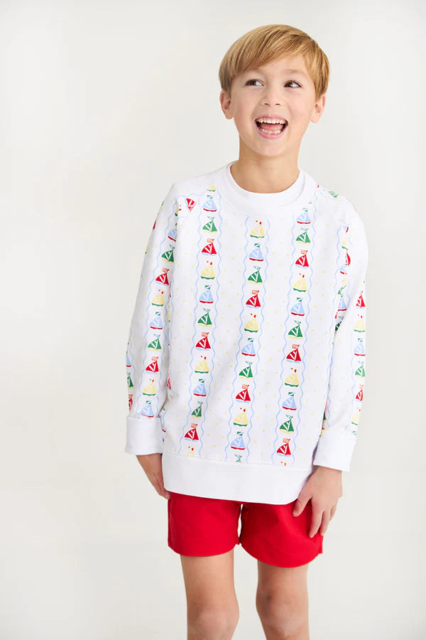 Boys Cassidy Comfy Crewneck - Set Sail