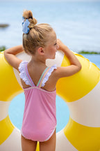Long Bay Bathing Suit - Hamptons Hot Pink