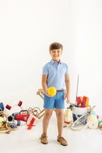 Prepletic™ Prim & Proper Polo - Sunrise Blvd Blue Stripe