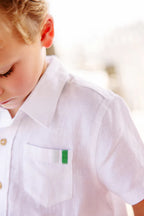 S/S Dean's List Dress Shirt - Worth Ave White