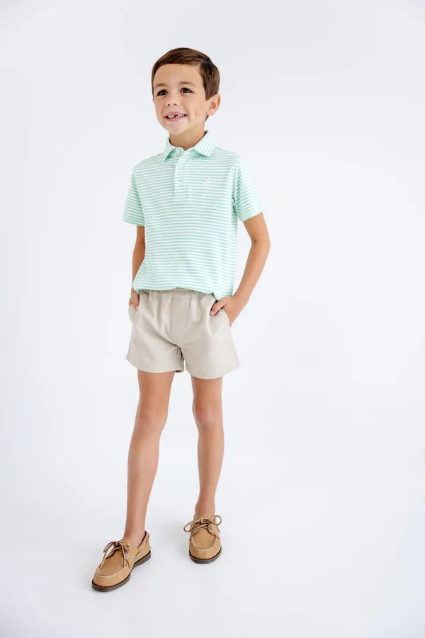 Sheffield Shorts - Keeneland Khaki Twill