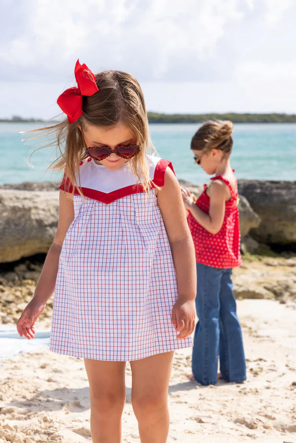 Sarah Sailboat Dress - Lake Powell Plaid