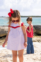 Sarah Sailboat Dress - Lake Powell Plaid