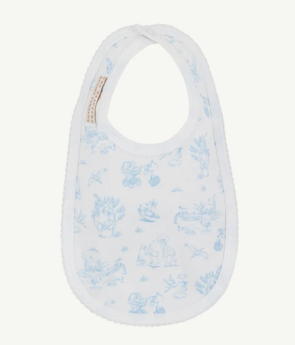 Burp Me Bib - Sweet Arrival Blue