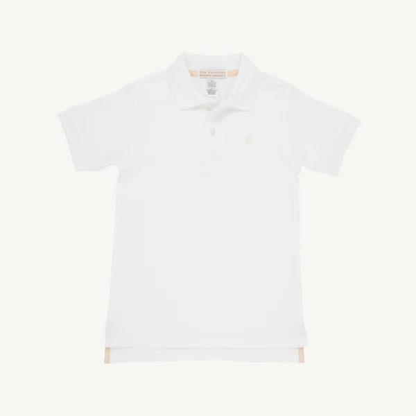 Prim & Proper Polo - Worth Ave White