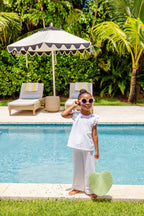 Lenai Lounge Pant - Worth Ave White