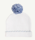I'm Here Hat - White/ Buckhead Blue