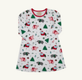 L/S Penny's Play Dress - I Want a Hippopotamus (Richmond Red)