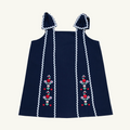 Donna Dress - Nantucket Navy/Beale Street Blue