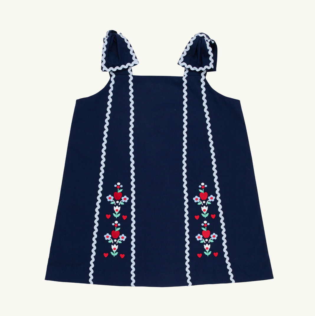 Donna Dress - Nantucket Navy/Beale Street Blue