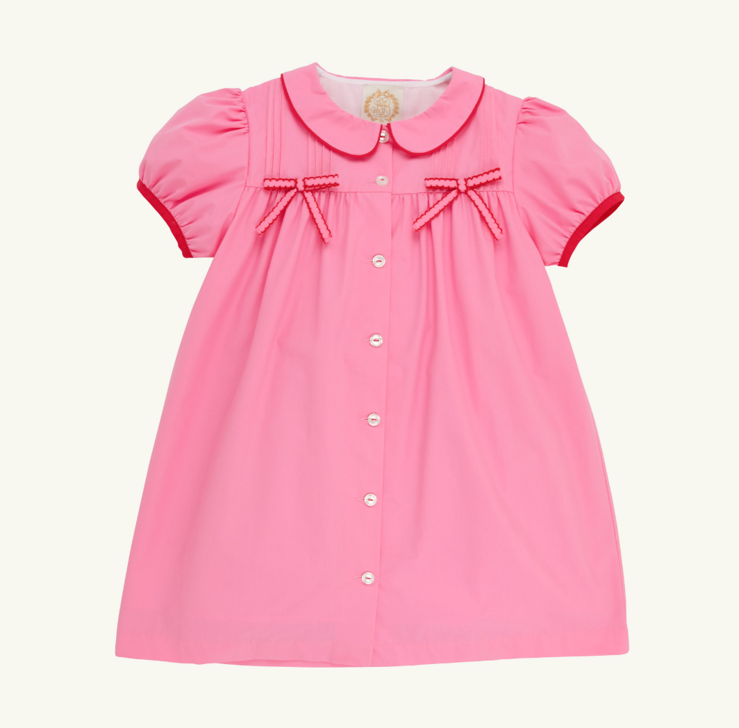 Tabitha's Teacher Pet Dress - Hamptons Hot Pink/Richmond Red
