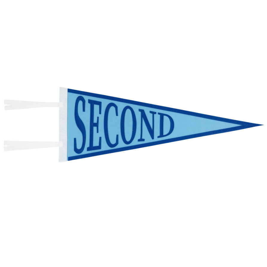 Picture Perfect Pennants - Brookline Blue/Rockefeller Royal/Worth Ave White