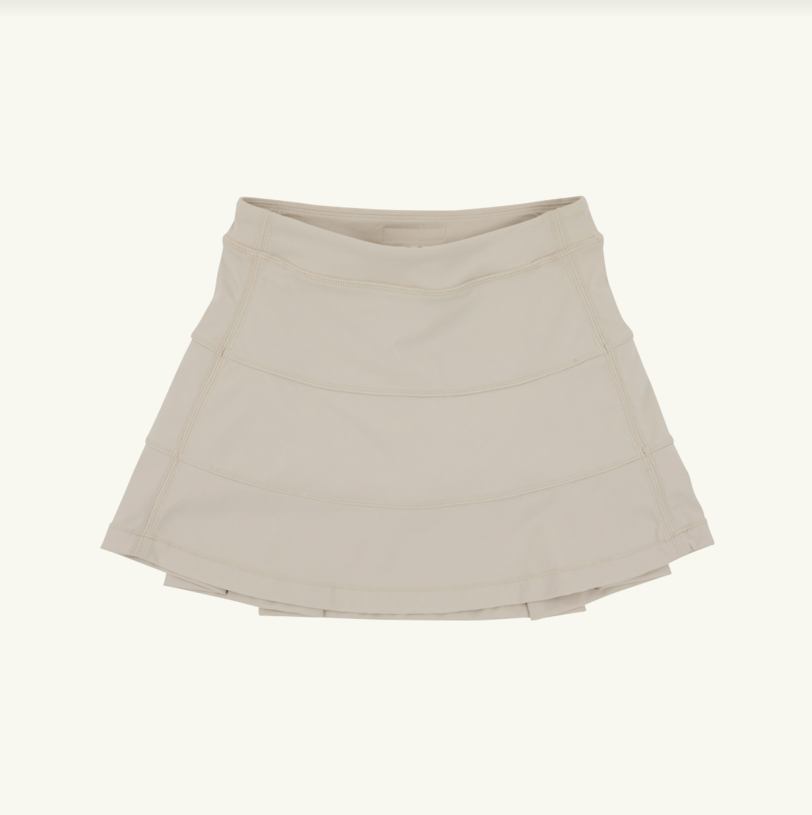 Prepletic™ Prep School Skort - Keeneland Khaki/ Palmetto Pearl