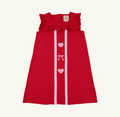 Darla Dress - Richmond Red/Hamptons Hot Pink