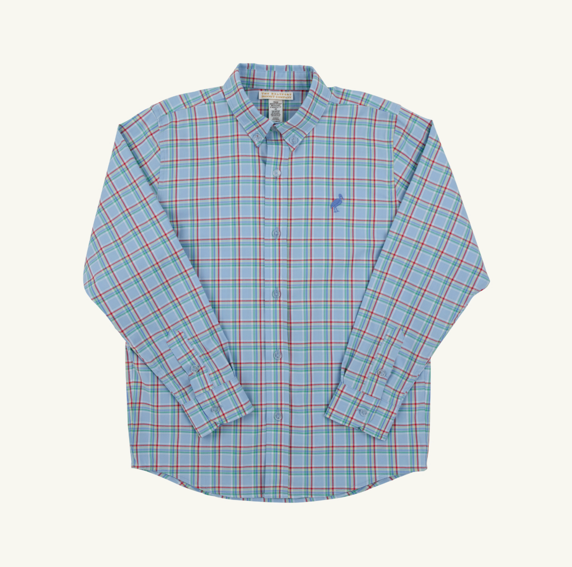 Deans List Dress Shirt - Kensington Court Plaid/Barbados Blue
