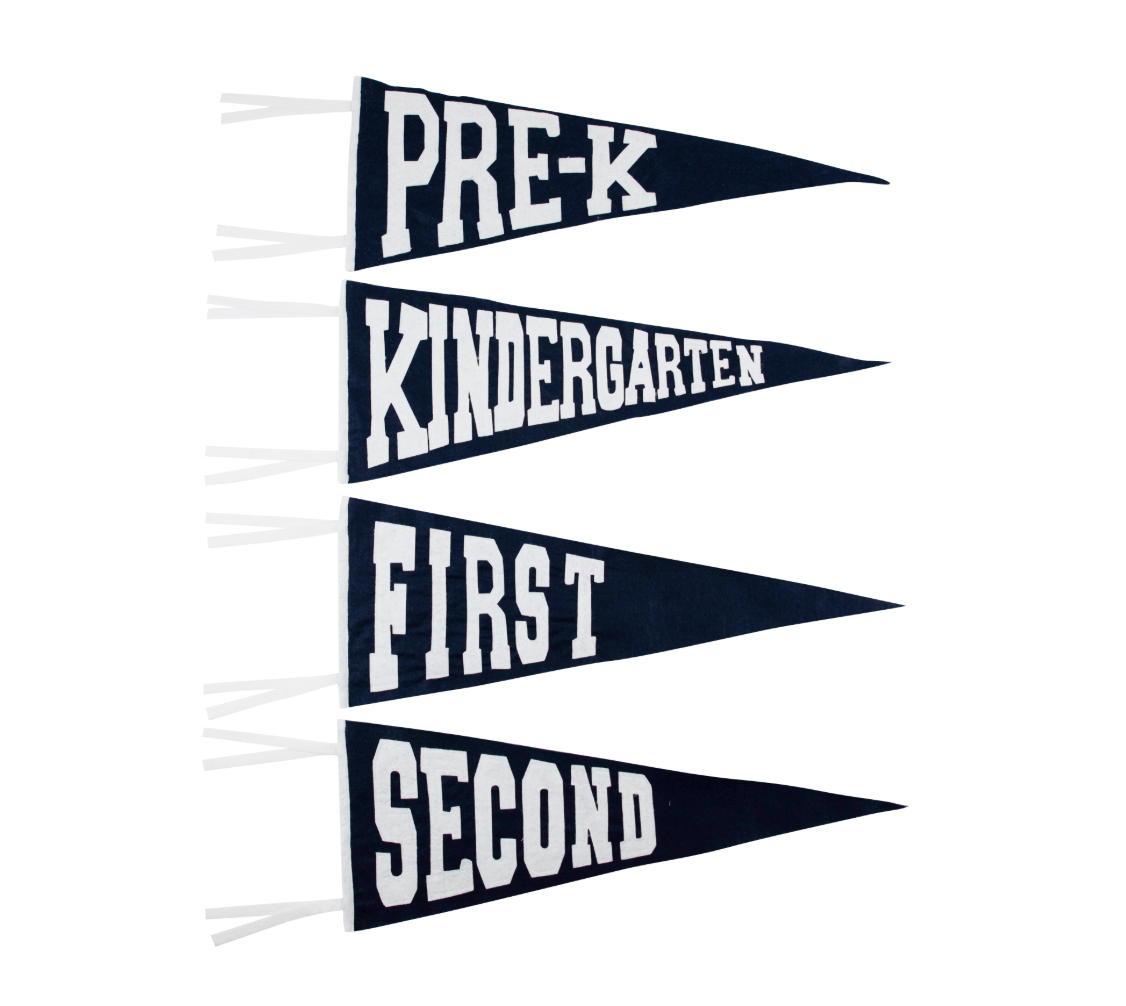 Back To School Pennants - Nantucket Navy