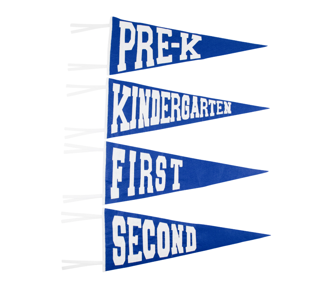 Back To School Pennants - Rockefeller Royal