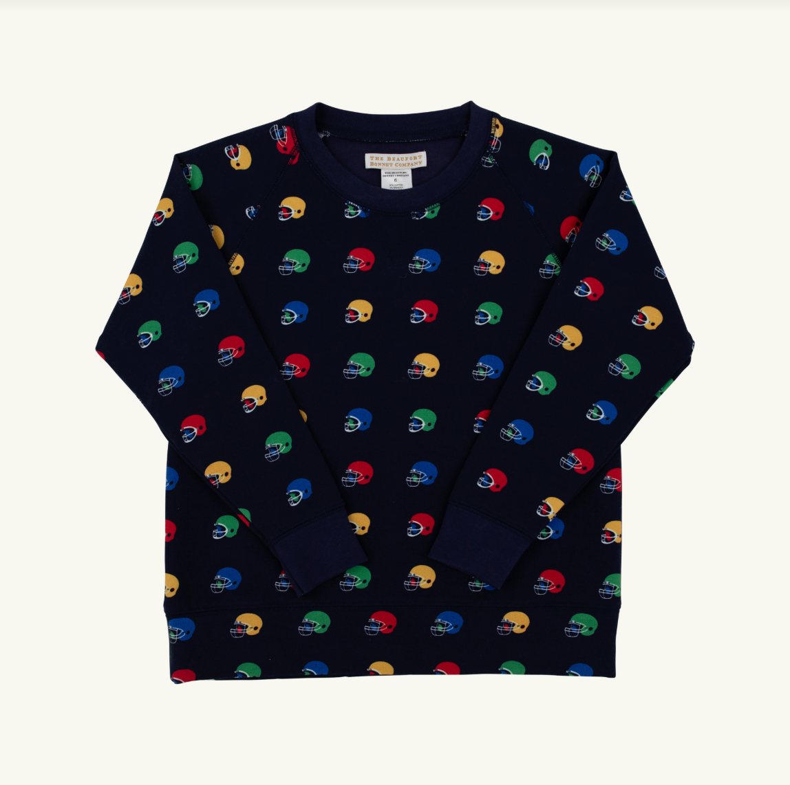 Boys Terry Comfy Crewneck - Hut!/Nantucket Navy