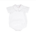 Peter Pan Broadcloth Onesie - Worth Ave White