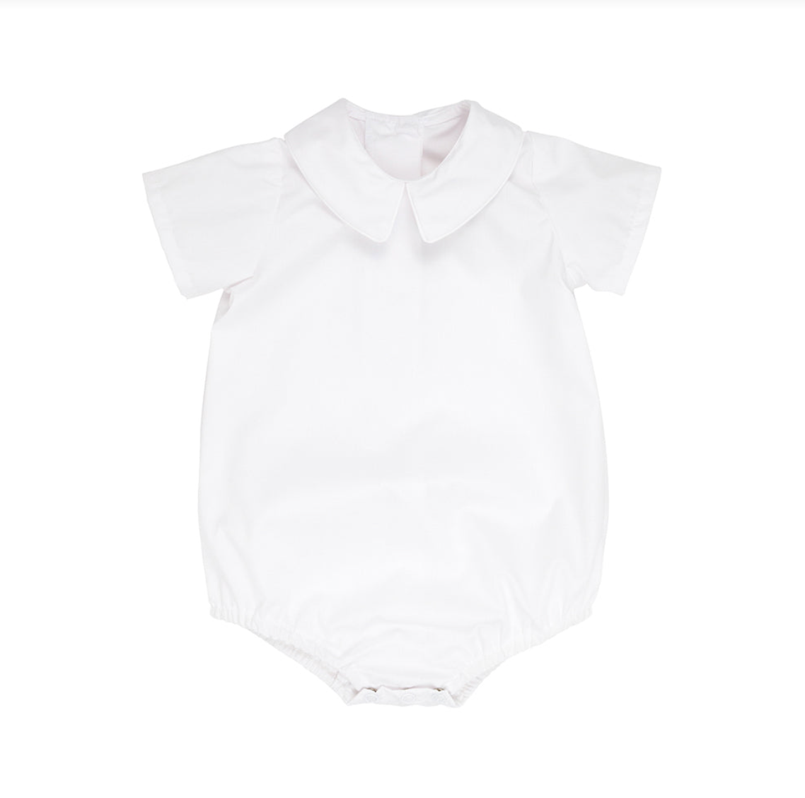 Peter Pan Broadcloth Onesie - Worth Ave White