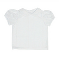 Maude's Peter Pan Shirt - Worth Ave White - Broadcloth