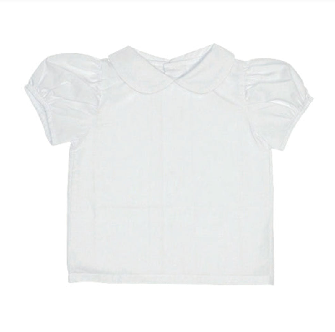 Maude's Peter Pan Shirt - Worth Ave White - Broadcloth