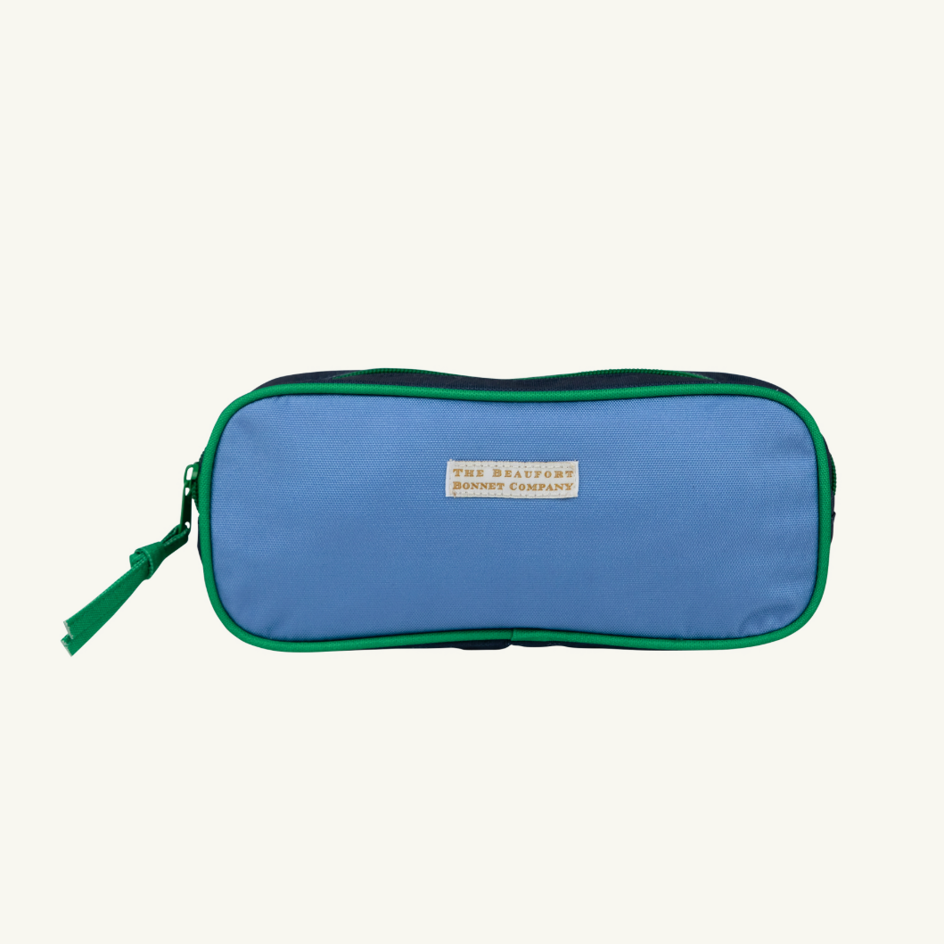 Peyton Pencil Pouch - Barbados/Beale St Blue