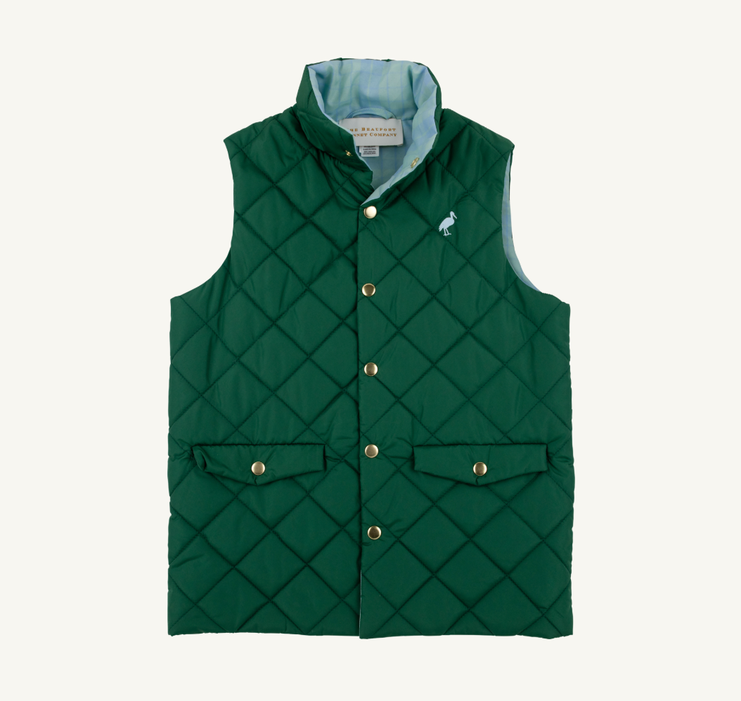 Vaughn Vest - Saratoga Gate Green/ Audubon Park Plaid