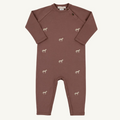 Rayburn Romper - Gray Bay Brown/ Horses