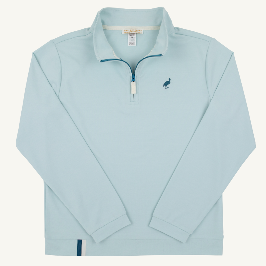 Prepletic™ Hayword Half Zip - Old Greenwich Green/ Barnsley Blue