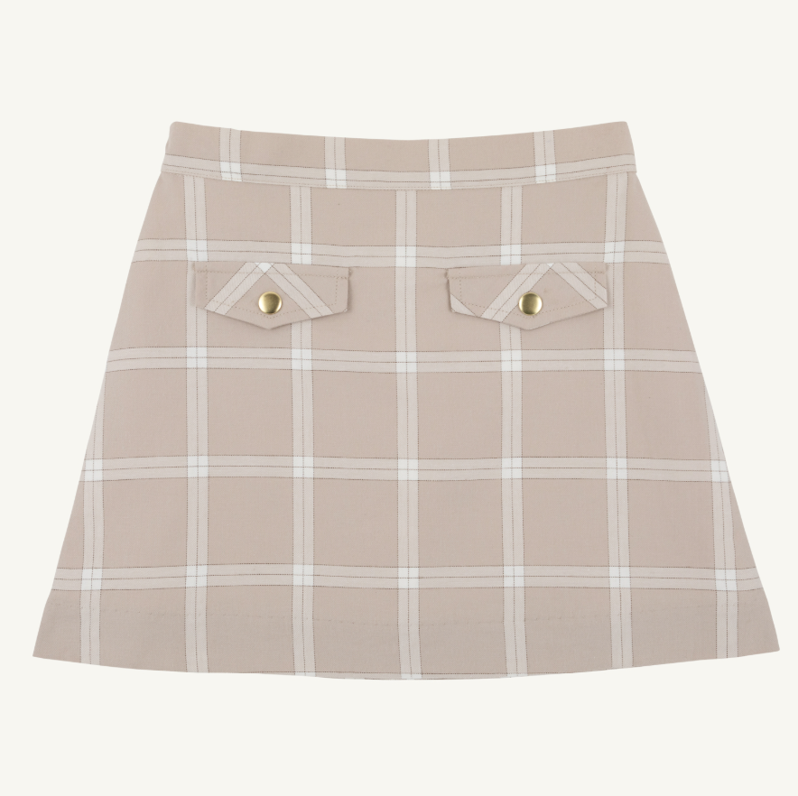 Perrin Pocket Skirt - Thompson Park Plaid