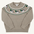 Isaac's Fairisle Sweater - Ducks / Keeneland Khaki