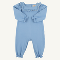 Darla Day Romper - Sarasota Sky/ Worth Ave White