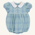 Cindy Lou Bubble - Audubon Park Plaid/ Worth Ave White