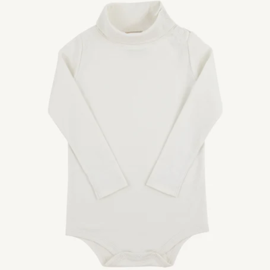 TatumsTurtleneck Snap Onesie - Palmetto Pearl