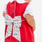 Sleeveless Rebecca Romper - Richmond Red/ Fair St Floral