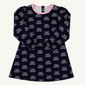 Sadie Sweatshirt Dress - Beloved Bows/ Pier Party Pink