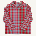 Peter Pan Collar Shirt - Woodspoint Plaid