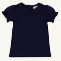 Maude's Peter Pan Shirt - Nantucket Navy