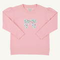 Cassidy Puff Sleeve Crewneck - Sandpearl Pink/Fair St Floral/Bow