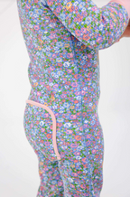 Noelle's Night Night Footed - Mountain Brook Mini Floral (Parrot Cay Coral)