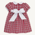 Dollie Mae Dress - Woodspoint Plaid/ Worth Ave White