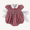 Dollie Mae Bubble - Woodspoint Plaid/ Worth Ave White