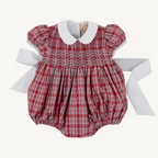 Dollie Mae Bubble - Woodspoint Plaid/ Worth Ave White