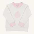 Cassidy Comfy Crewneck - Pink Gingham Pumpkin / Palmetto Pearl