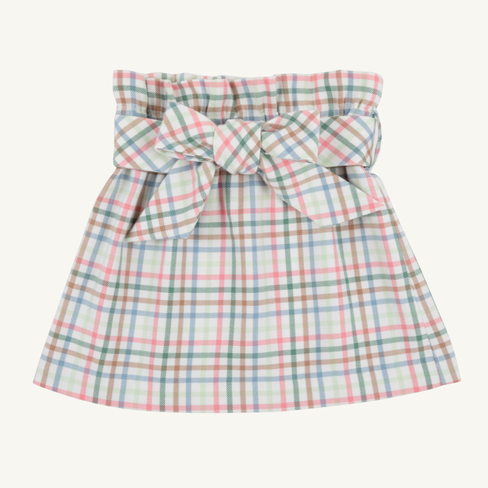 Beasley Bow Skirt - Manalapan Plaid
