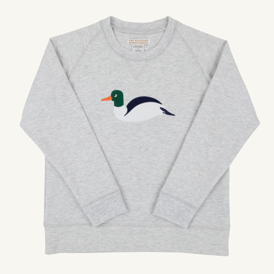 Cassidy Comfy Crewneck - Grantley Gray / Duck