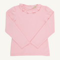 Reece Ruffle Top - Sandpearl Pink