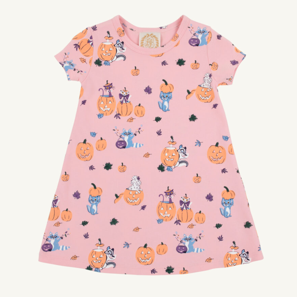 Polly Play Dress - Candy & Critters (Sandpearl Pink)