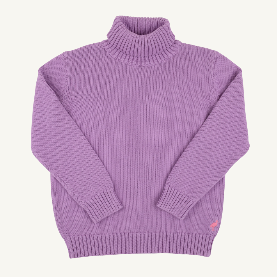 Townsend Turtleneck Sweater - Valley High Violet/ Winter Park Pink